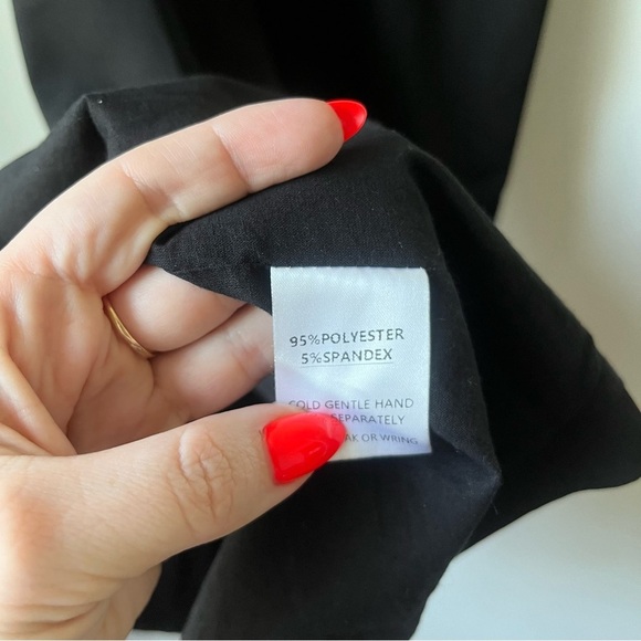 Petal & Pup Xiomar Black One Shoulder Midi Dress 6 - Picture 8 of 10